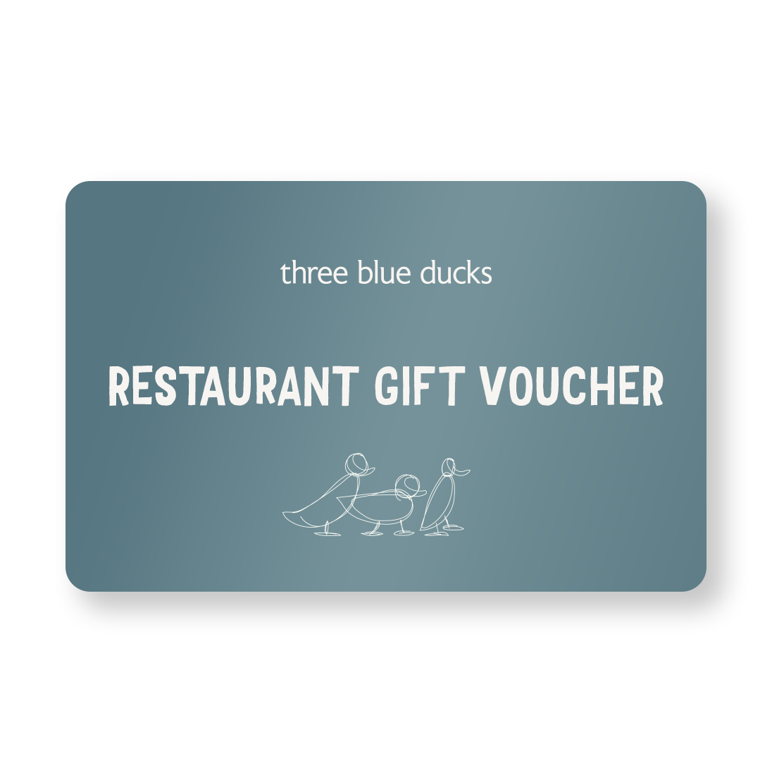 Three Blue Ducks Gift Voucher