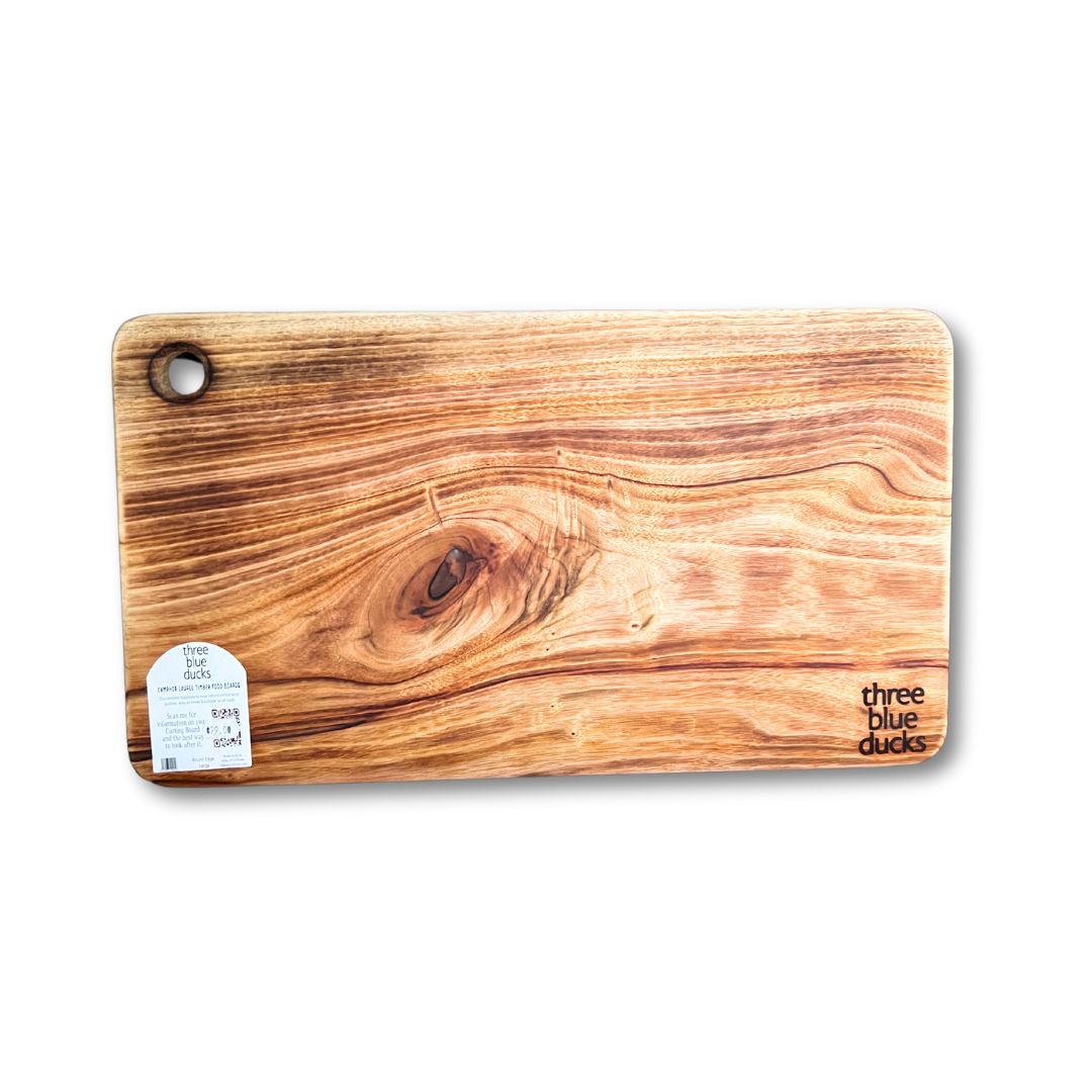 Three Blue Ducks Wooden Chopping Board