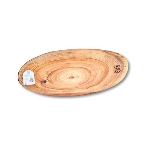 Crosscut Wooden Platter