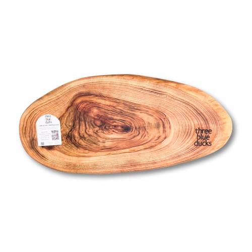 Crosscut Wooden Platter